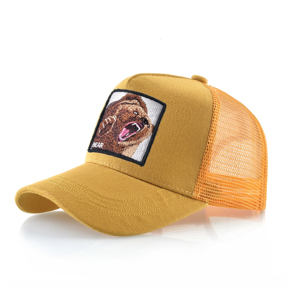 Yellow Bear Trucker Cap