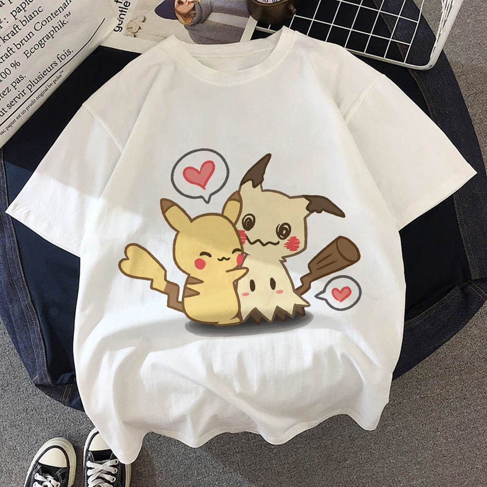 Loving Pikachu Flannel T-Shirt