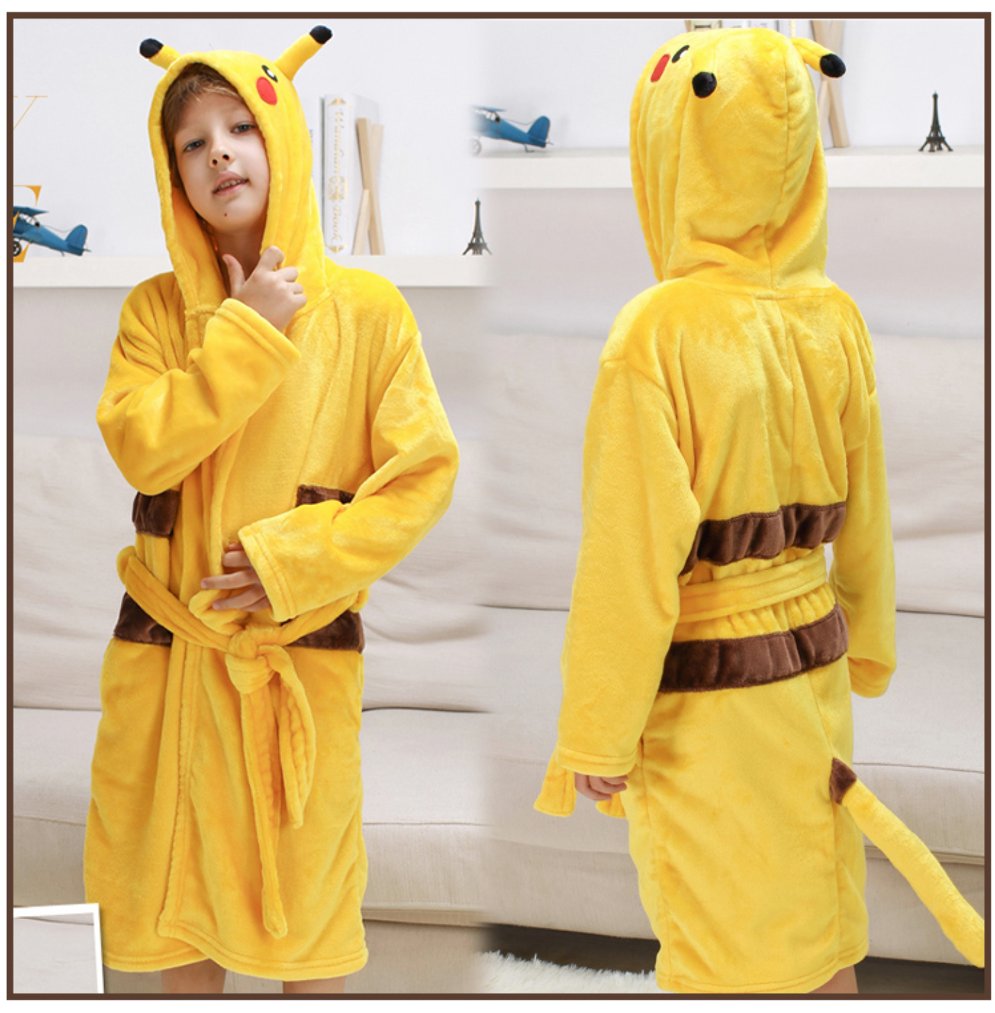 Pikachu Bathrobe Kids - GoPokeShop