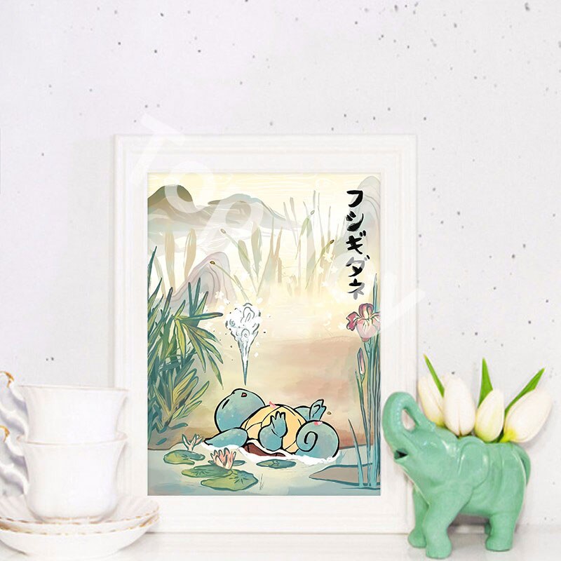 Squirtle by The Water Poster