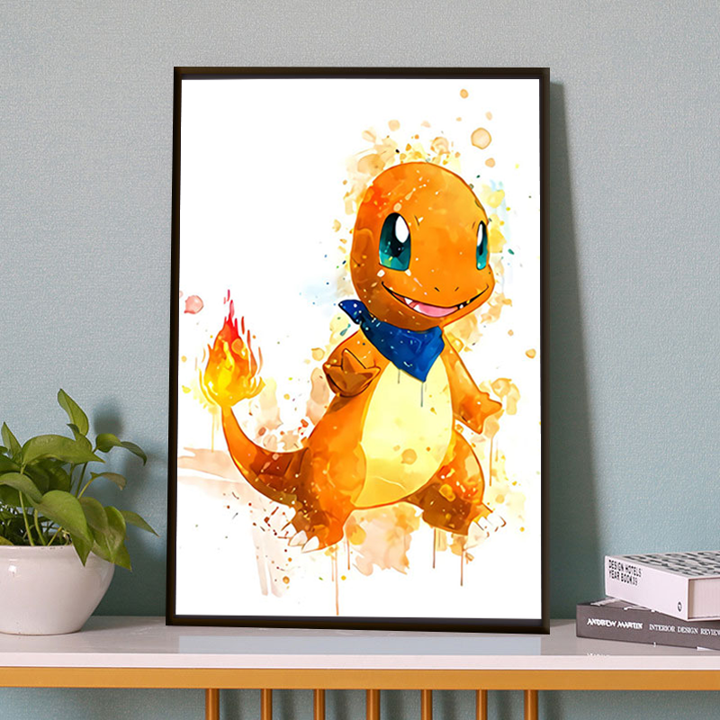 Charmander Watercolor Poster