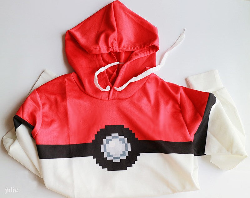 Pokeball Pokemon Hoodie GoPokeShop