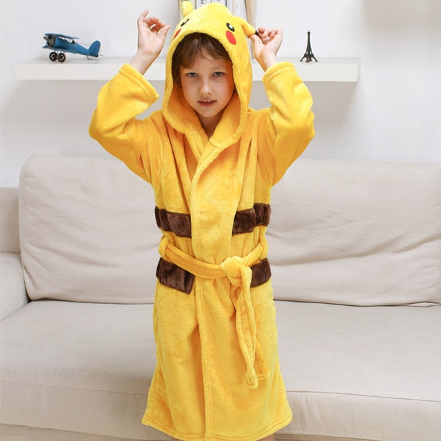 Pikachu Bathrobe Kids - GoPokeShop