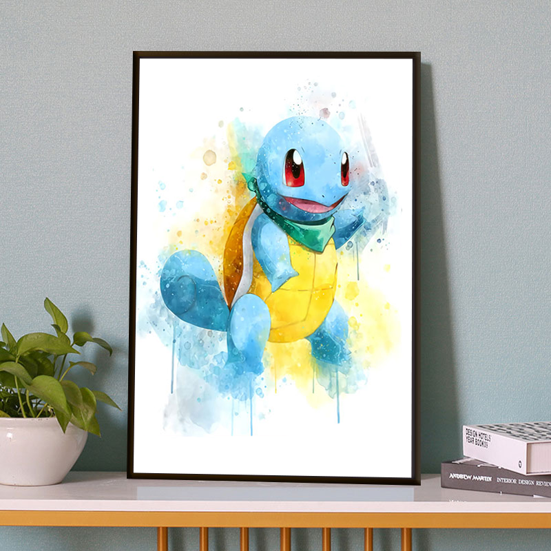 Squirle Watercolor Poster
